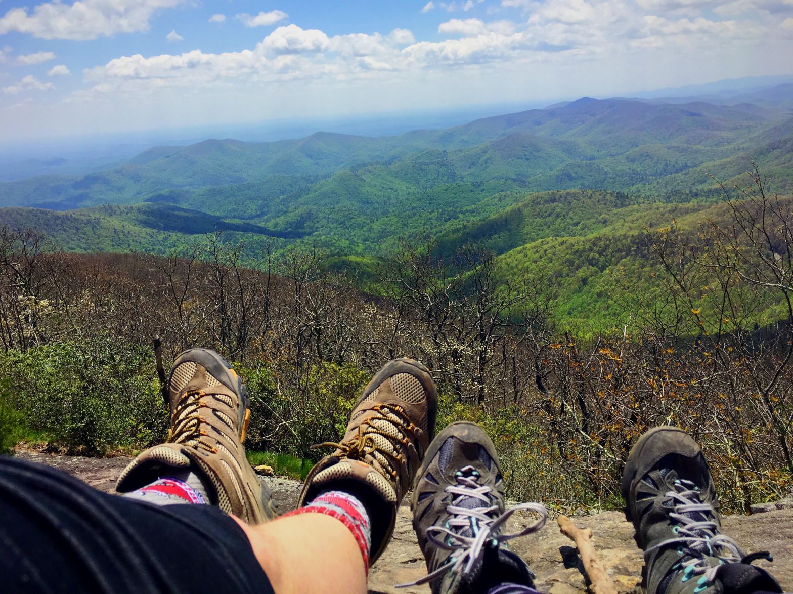 Mountains and Hiking Boots